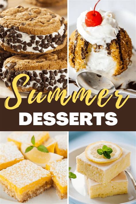 25 Summer Desserts To Beat The Heat Recipe Summer Desserts Easy
