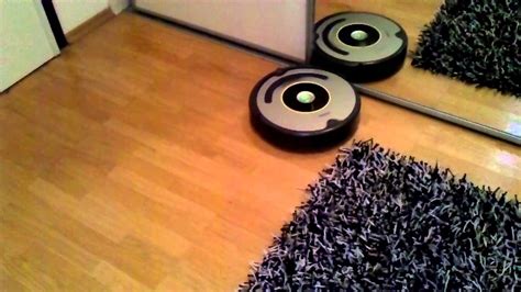 Roombas have problems cleaning over black carpeting. Irobot roomba 630 cleaning - YouTube
