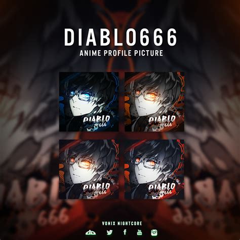 Diablo666 - Anime Profile Picture | Profile picture, Anime profile, Anime