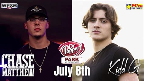 Kidd G And Chase Matthew At Dr Pepper Park Dr Pepper Park At The