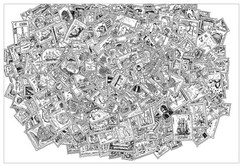 Use these images to quickly print coloring pages. Complex stamps - Unclassifiable Adult Coloring Pages