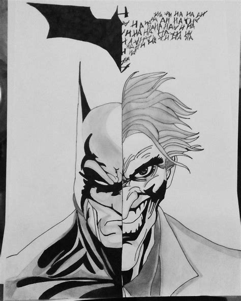 Batman Vs Joker Pencil Art Bylsmaan Superheros