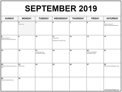 Printable Calendar For September Free Free Printable Calendar Monthly