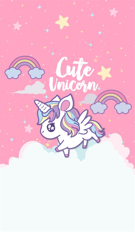 We have 54+ amazing background pictures carefully picked by our community. Cute unicorn phone wallpapers - YouLoveIt.com