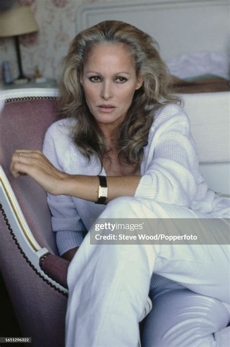 Swiss German Actress And Model Ursula Andress Circa 1982 Andress Is