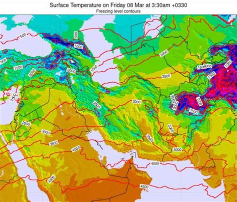 Azerbaijan Surface Temperature On Tuesday 07 Sep At 1030pm Irdt