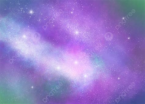 Fundo Da Nebulosa Estrelada Do Universo Roxo Efeito Nebulosa