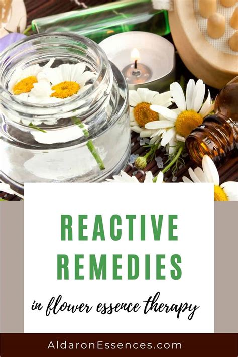 Reactive Remedies In Flower Essence Therapy Aldaron Essences