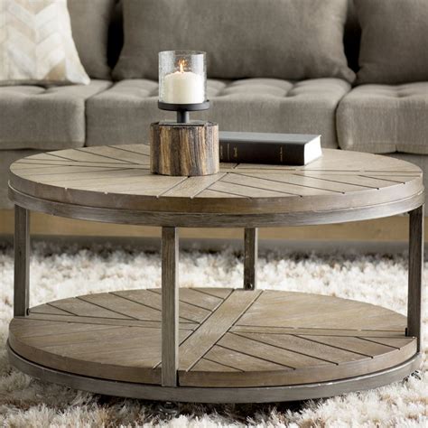 This rustic coffee table is a sure way to bring in some farmhouse charm to your living room while giving you plenty of room for a tray of homemade appetizers. Choosing Tables for Our Arizona Fixer Upper {Decor ...