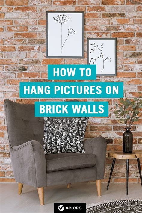 How To Hang Pictures On Brick Walls Brick Wall Decor Brick Wall