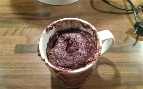 Recette Mug Cake Coulant Au Chocolat Micro Onde Facile Cuisine Etudiant