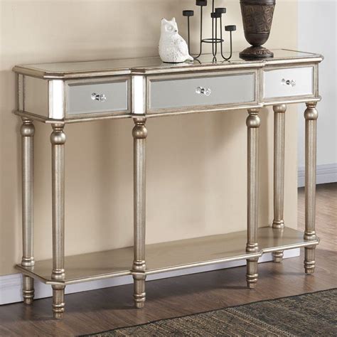 Console Table Silver Console Table Console Table Styling Mirrored