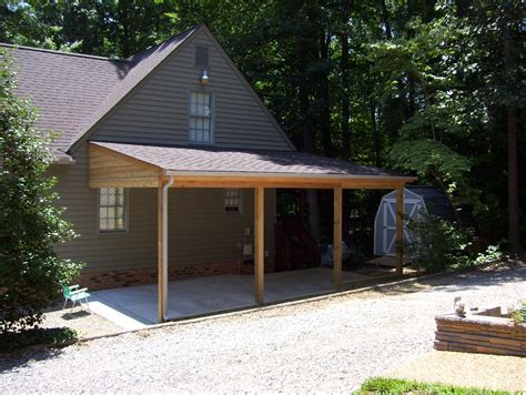 Home decorating ideas for cheap a hipped roof carport offers more safety in adverse weather conditions. Attached Carport Photos | Carport designs, Carport patio ...