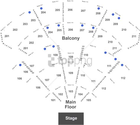 Download Free Png Download Seat Number Rosemont Theater Seating