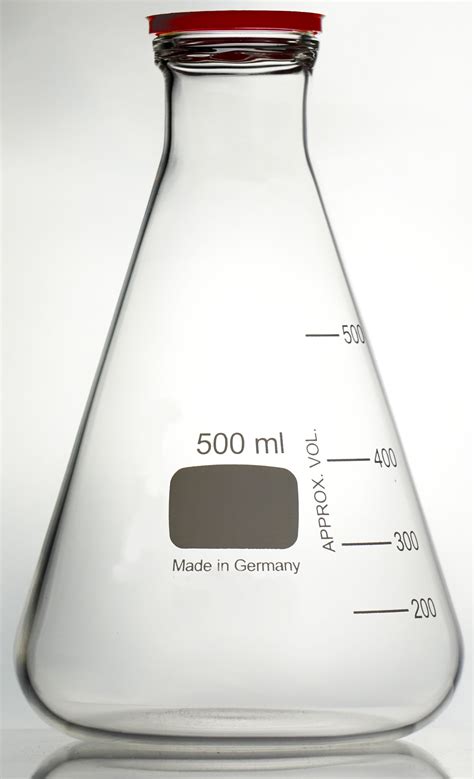 Erlenmeyer Flask With Safety Pouring Ring Witeg Labortechnik GmbH