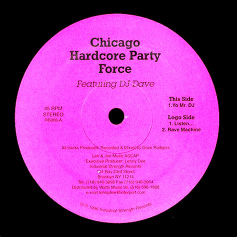 Chicago Hardcore Party Force By Delta 9 Feat Dj Dave On Mp3 Wav Flac