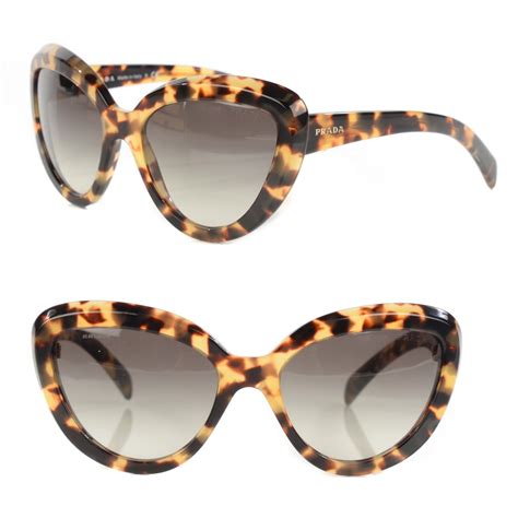 Prada Cat Eye Sunglasses Spr 08r Tortoise 111717