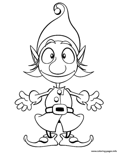 Christmas coloring pagesfree printable coloring pages for kids. Christmas Elf S For Kids91de Coloring Pages Printable