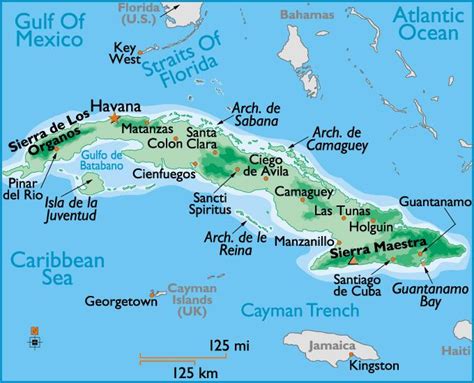 Mapas Del Mundo Mapa Turístico De Cuba