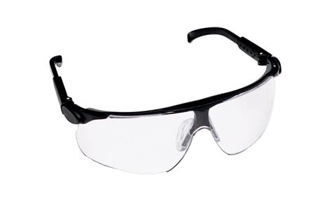 3m maxim standard safety glasses 62235 polycarbonate clear lens polycarbonate black frame
