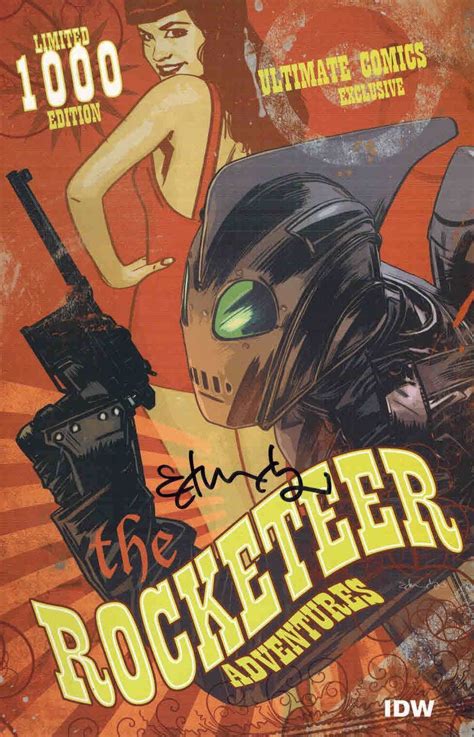 Rocketeer Adventures 1 Ultimate Comics Variant Signed By Tommy Lee