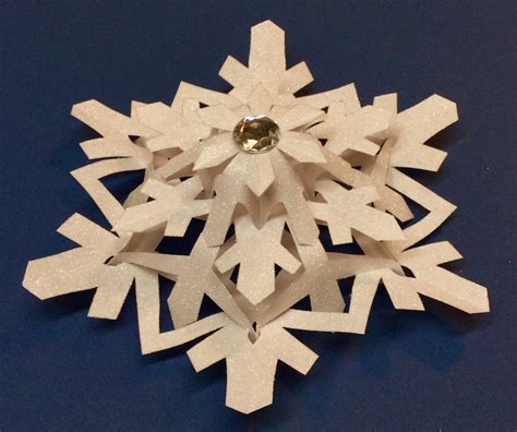 6 Sided 3 Layered 3d Snowflake Pattern Princeton Etsy