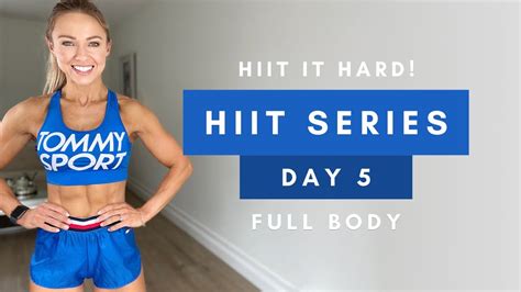 20 Min Fulll Body Hiit Workout At Home Hiit It Hard Series Day 5 Youtube