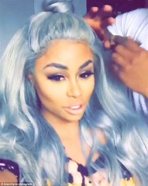 Blac Chyna Tries Out Blue Hair After Revealing Romance With Rob