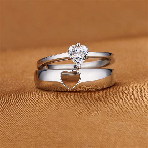 Korean Version Of The Simple Hollow Heart Shaped 925 Sterling Silver