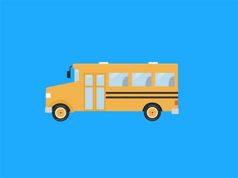 Animation School Bus By Margaux Tellier On Dribbble