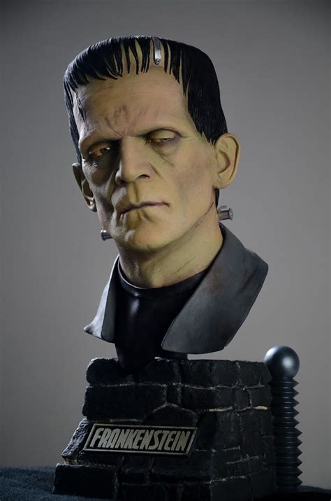 Frankenstein 18 Inch 12 Scale Big Head Bust Model Kit Jeff Yagher