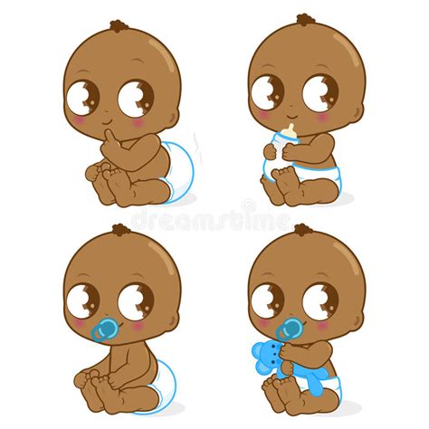 Download African American baby boy stock vector. Illustration of cartoon - 36968967