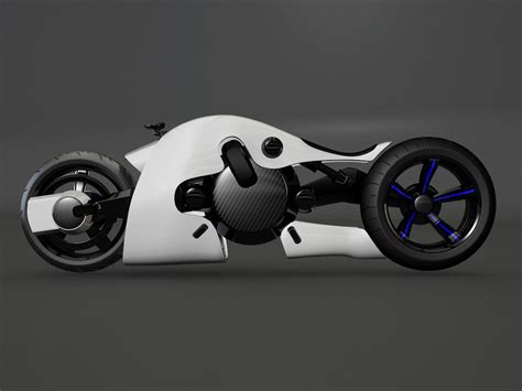 3d Futuristic Motorcycle Concept Model Futuristic Motorcycle