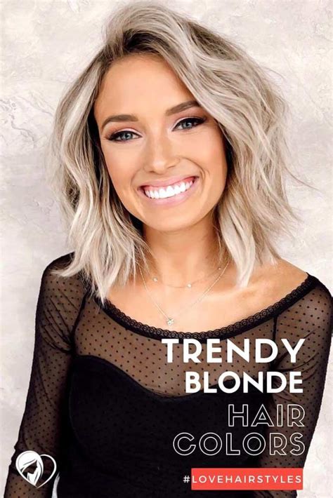 Trendy Blonde Hair Colors And Several Style Ideas To Try In 2022 ★ Fall