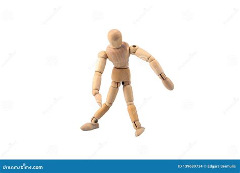 Wooden Human Model On A White Background Stock Photo Image Of Partner