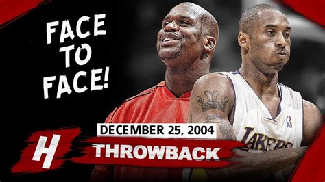 Kobe Bryant Vs Shaquille Oneal First Ever Duel After