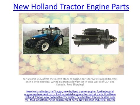 Ppt New Holland Industrial Tractor Parts Powerpoint Presentation