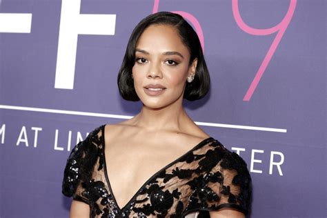 Tessa Thompson In A See Through Dress At Passing Premiere 8 Photos The Fappening