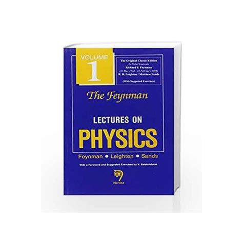 The Feynman Lectures On Physics V 1 By Richard P Feynman Buy Online