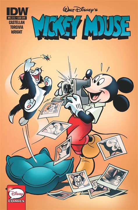 Mickey Mouse 6 Subscription Variant Cover Disney Mouse Mickey Mouse