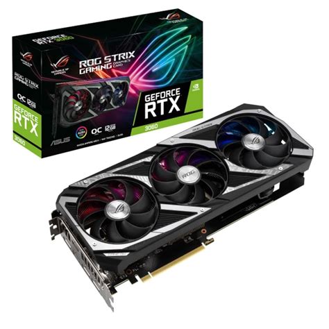 Asus Rog Strix Rtx 3060 V2 Gaming Oc 12gb Gddr6 192bit Nvidia Ekran