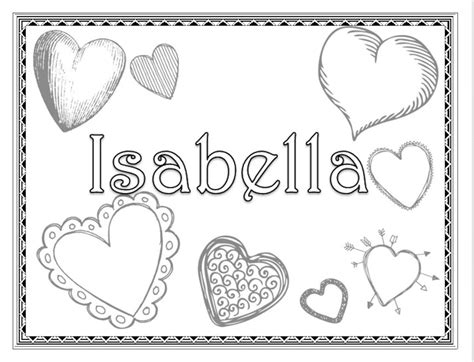 Free Personalized Name Coloring Pages Coloring Pages