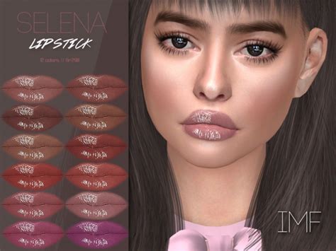 Imf Selena Lipstick N290 By Izziemcfire At Tsr Sims 4 Updates