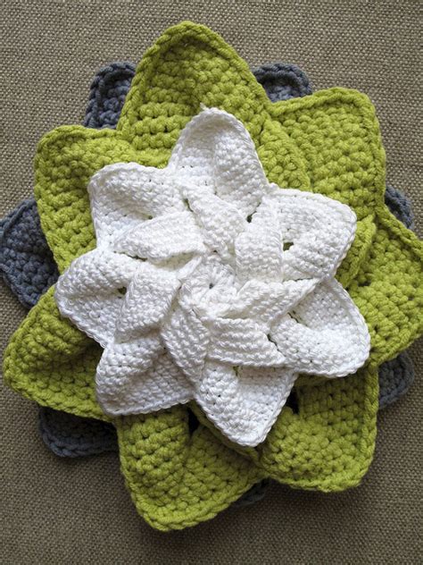 Easy Stunning Crochet Flower Hot Pad Diy Smartly