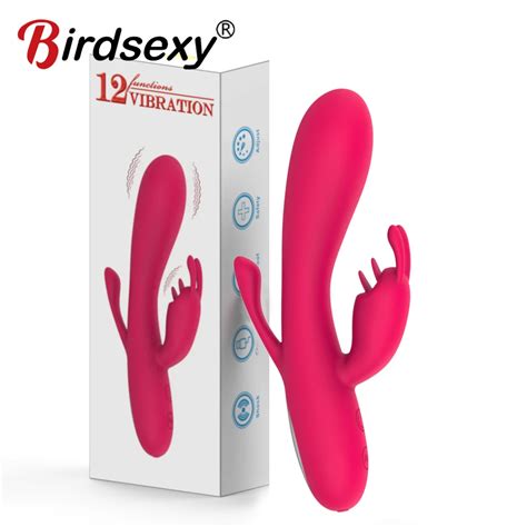 Dildo Vibrator G Spot Rabbit Vibrator Tongue Licking Clitoris Stimulator Vaginal Massager Sex