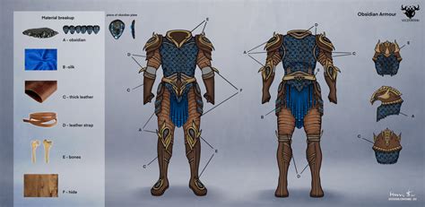 Artstation Valenwood Obsidian Armour