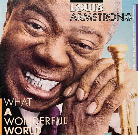 Louis Armstrong What A Wonderful World Original Album Cover From The