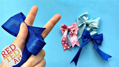 Wrap ribbons around gifts so they twist around one another and then run perpendicular to the original direction. Double Bow Tutorial - Easy Hair Bow DIY - How to make a ...