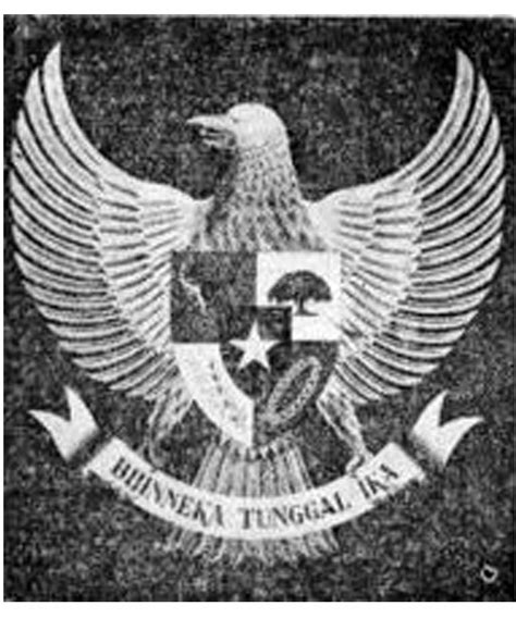 Rumusan Teks Pancasila Gambar Rancangan Garuda Pancasila Sultan Hamid Ii