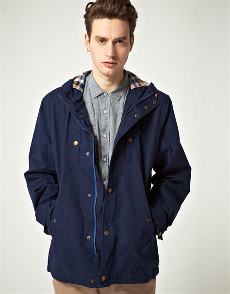 Fred Perry Fred Perry Pursuit Jacket In Blue For Men Lyst